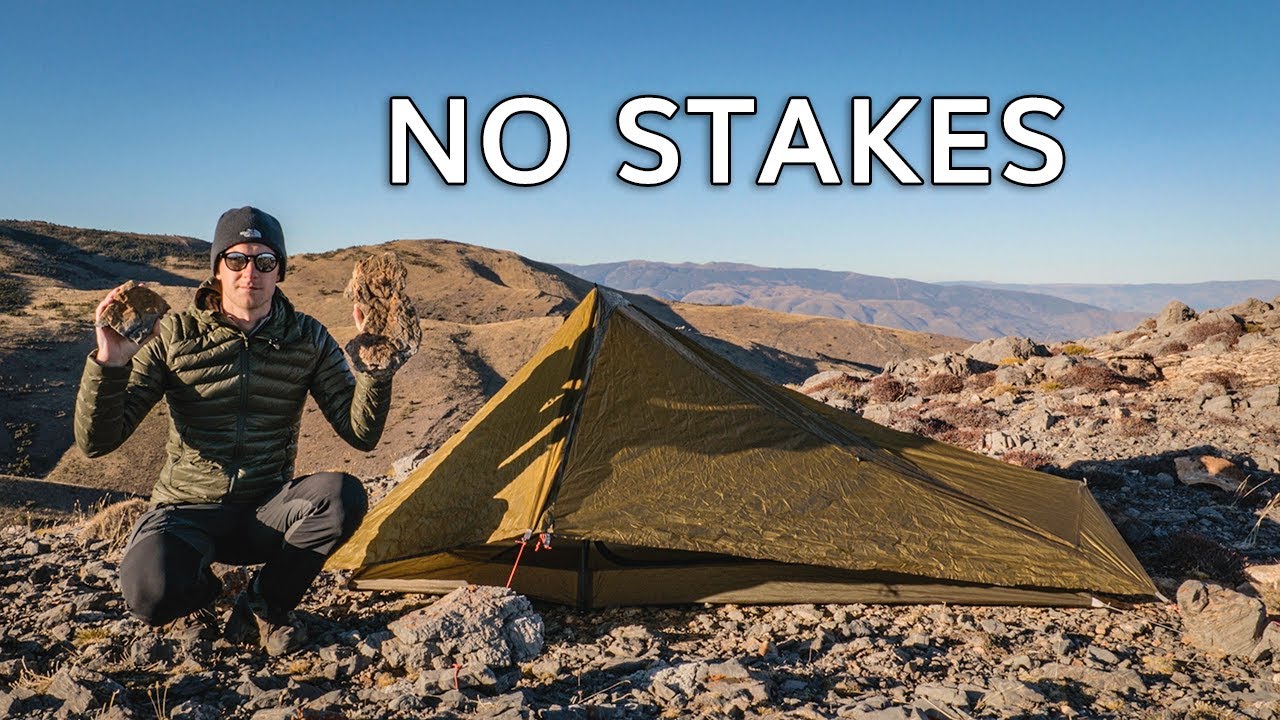 How to Set Up Any Tent Using Only Rocks (Guide)