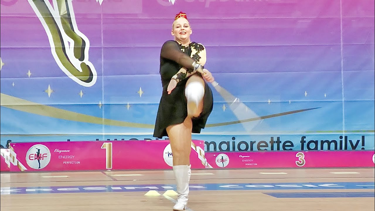 Majorettes SAMCA/ solo mace seniors,  Zadar 2023 Majorette World Championship