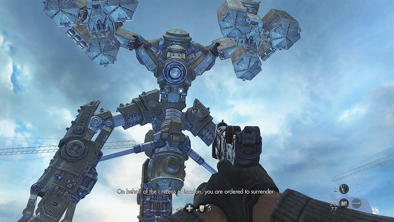 Occupied London - Wolfenstein The New Order London Monitor Boss