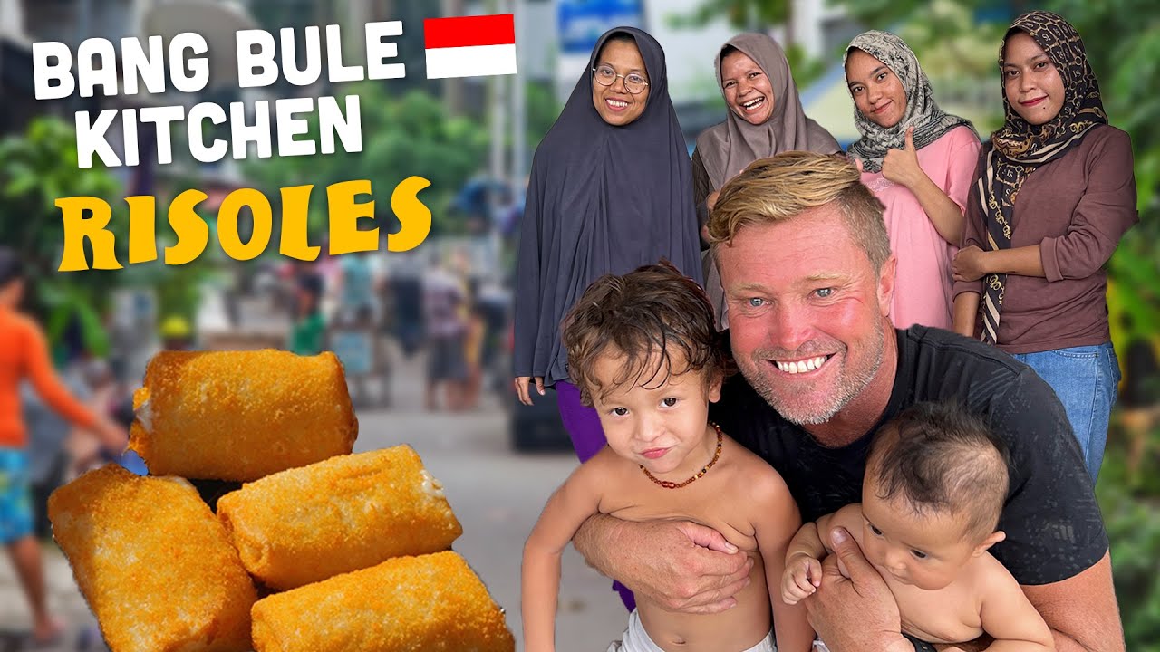 The only Westerner in Sumatra making RISOLES! Bang Bule Kitchen 🇮🇩