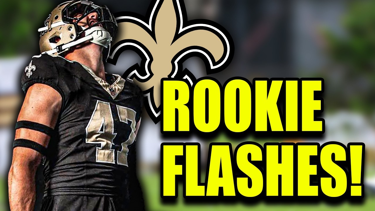 Saints ROOKIE FLASHES at Training Camp!