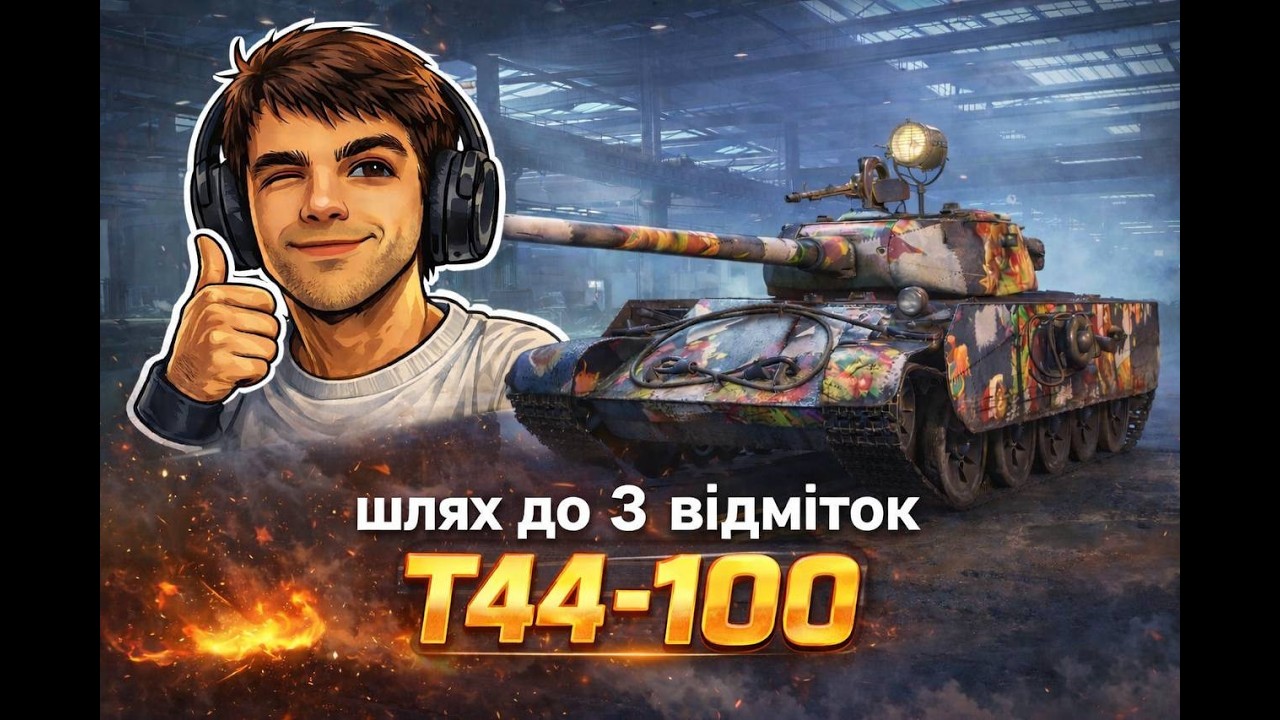 🔴 T44-100 | ШЛЯХ ДО 3 ПОЗНАЧОК | MIXAL🔴