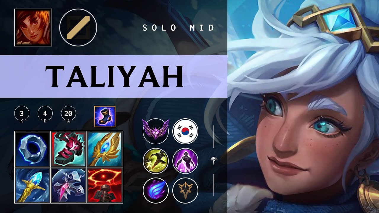 Taliyah Mid vs Vex - KR Master Patch 26.01