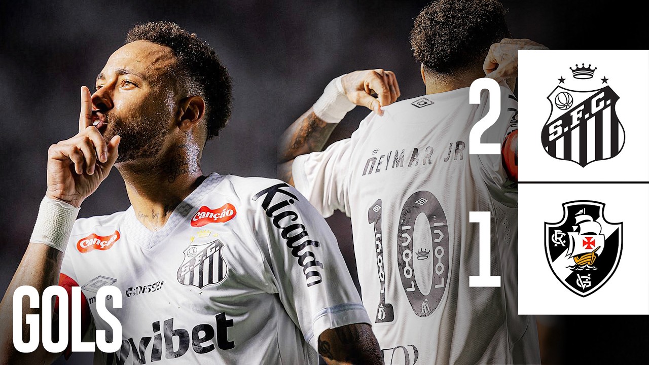 SANTOS 2 X 1 VASCO DA GAMA | GOLS | BRASILEIR&Atilde;O (26/02/26)