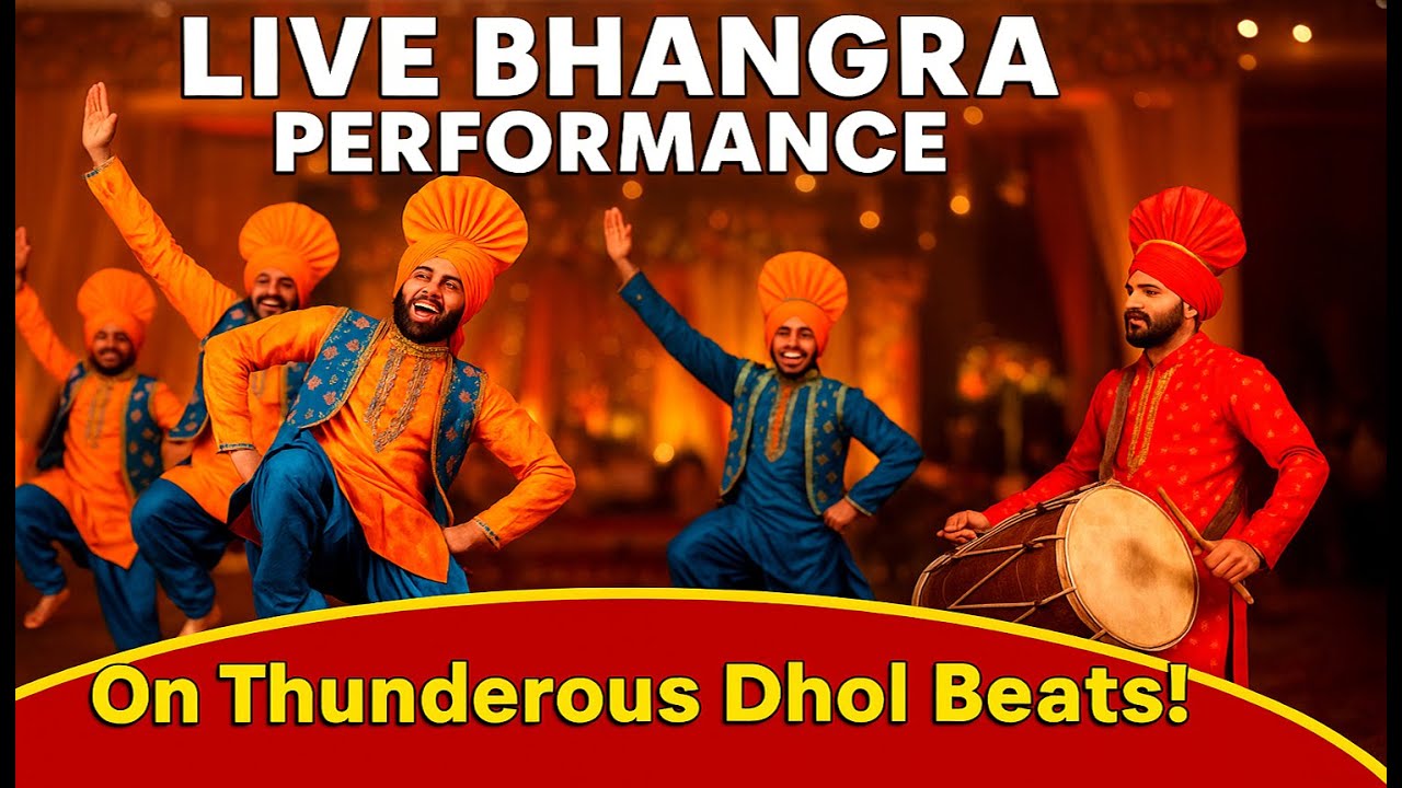 Electrifying Bhangra on Dhol | Wedding Celebration Full of Energy