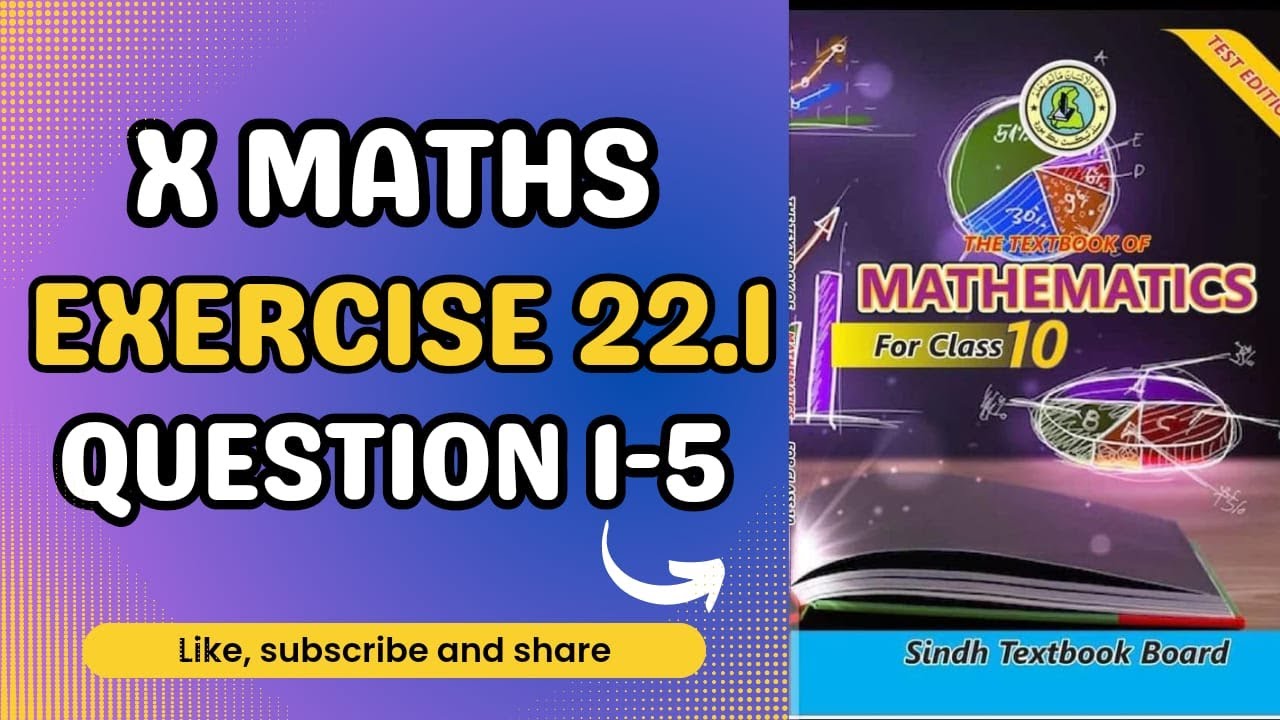 Exercise 22.1 Question 1 to Question 5 | Basic Statistics | Class 10 New Mathematics #karachi_board