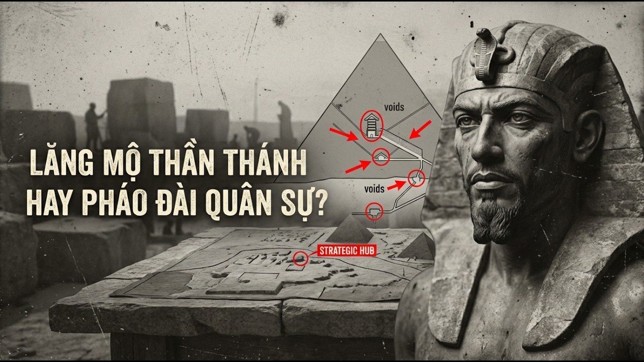 Bí Mật Kim Tự Tháp - Công Trình Quân Sự Hay Lăng Mộ Thần Thánh