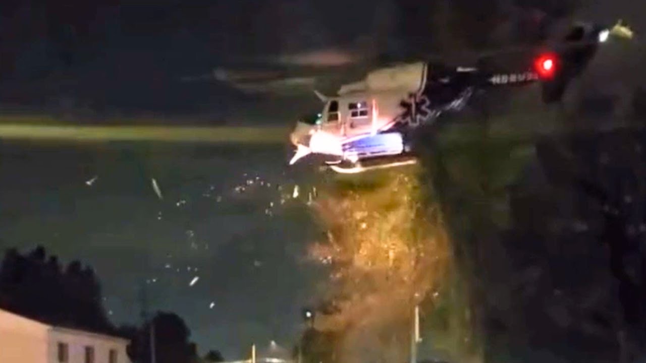 Helicopter Crashes After Hitting Tree - Daily dose of aviation
