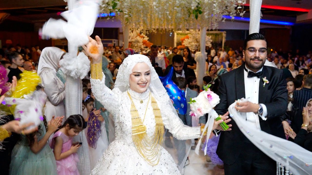 BÜŞRA  🍃 HANİFİ TÜRKASLAN AİLESİ MİKAİL CEBRAİL 2025 ZURNACI HALİL LARA DÜĞÜN SALONU