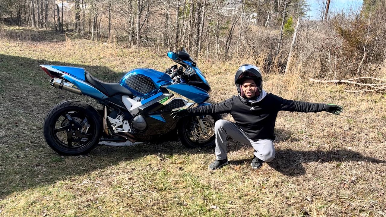 FIRST RIDE on my CUSTOM VFR800 FULL THROTTLE 🔥🔥🔥