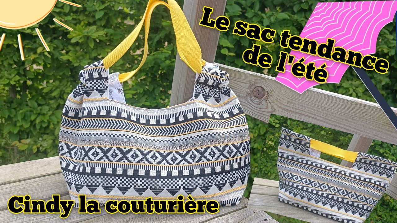 Tuto couture facile : Le sac tendance de l'été ~ Cindy la couturière
