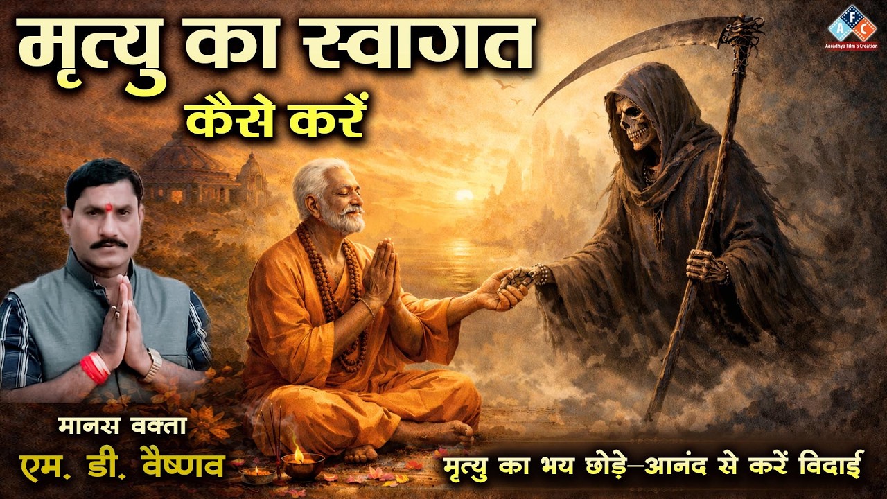 मृत्यु का स्वागत कैसे करें / मानस वक्ता - एम. डी.  वैष्णव  जी #ramkatha #ramayan #ramayan2026