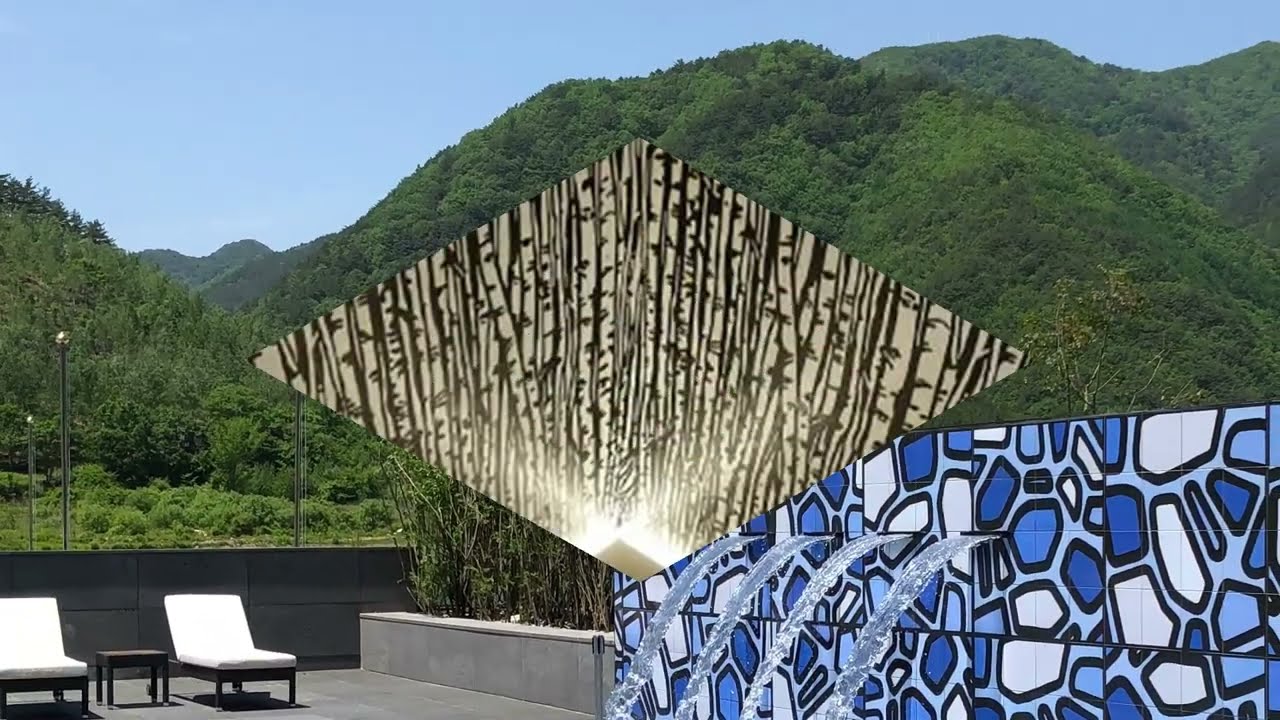 강원도 정선 wellness hotel 웰니스 호텔 park Roche 인테리어 디자인 /  돌 숙암나무
