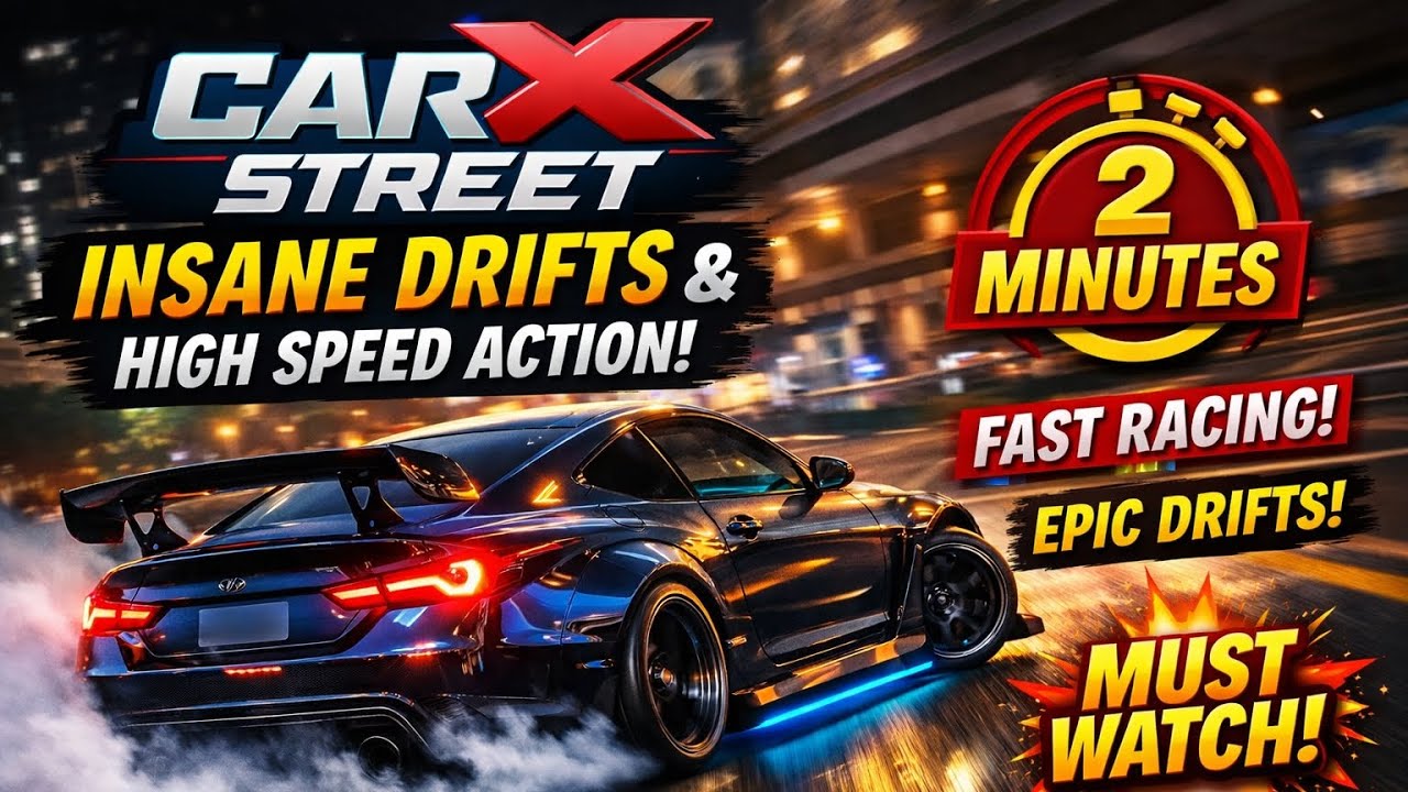 CarX Street Gameplay 2 Minutes | Insane Drift & High Speed Drive 🚗🔥 #carxstreet 