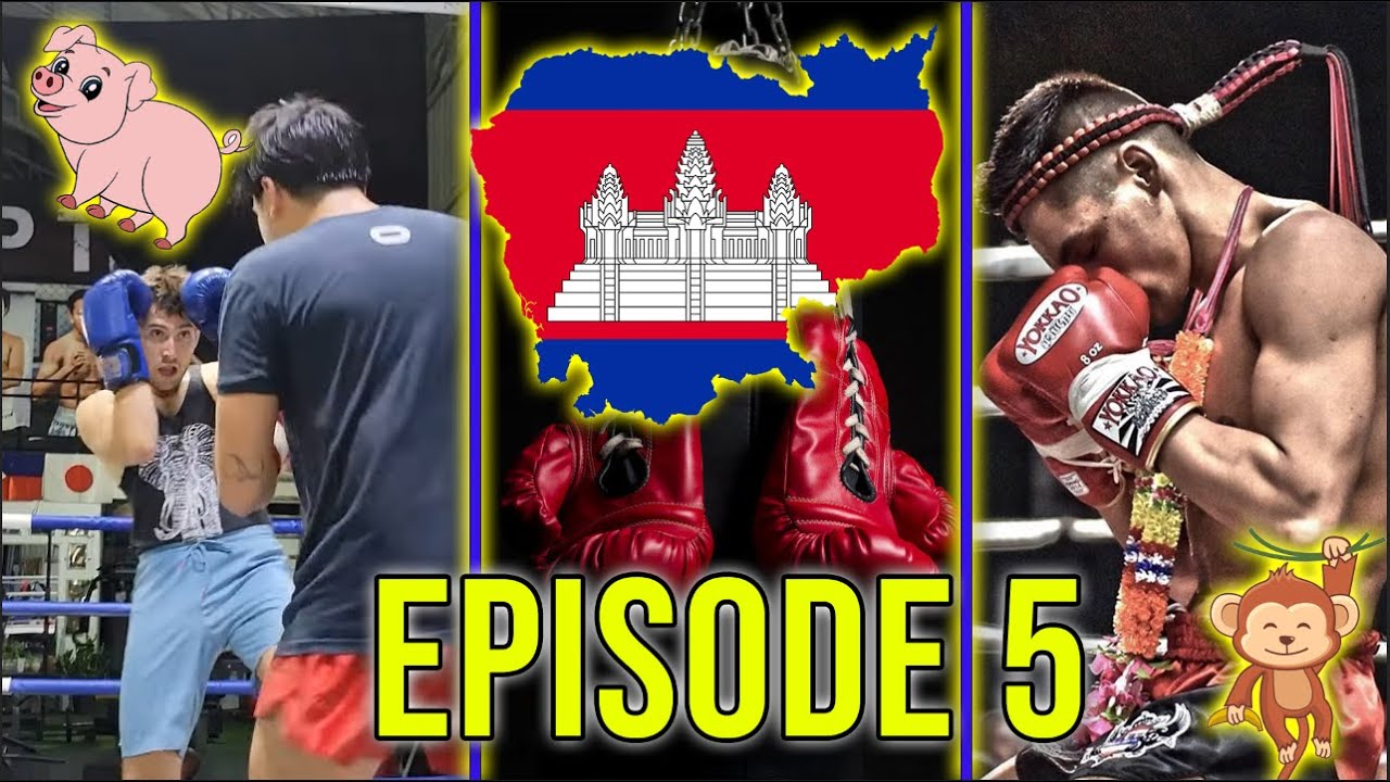 VLOG #5 - NOTRE VIE AU CAMBODGE (cours & combat de Boxe Khmère Bokator à Phnom Penh)