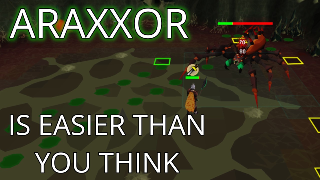 The Easiest Way To Fight Araxxor - No Range Swaps, All The Dps!