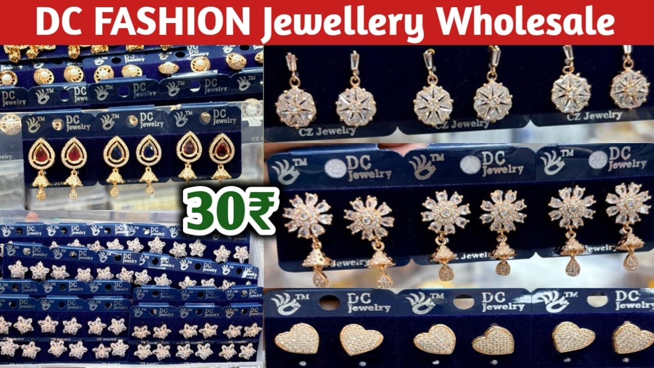 BHULESHWAR DC AD Earrings Wholesale Market Mumbai | KOREAN Fashion Jewellery Wholesale Market Mumbai