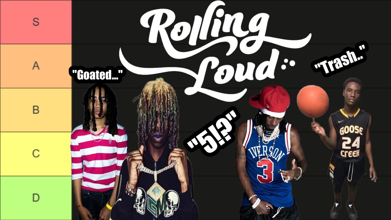 The Official Rolling loud set Tier-list...