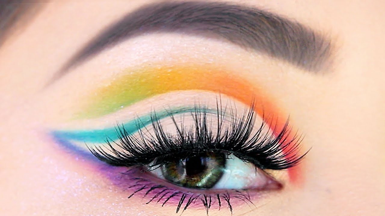 Rainbow Cut Crease Makeup Tutorial | The Perfect Cut Crease in less than 10 Easy Steps!