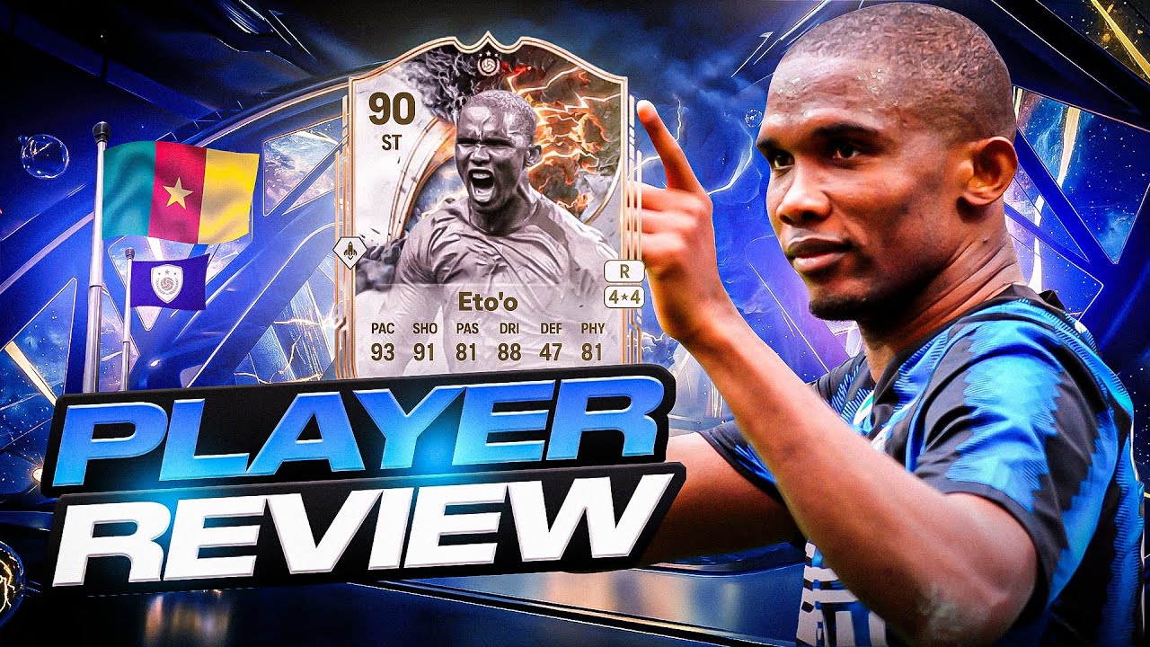 90 THUNDERSTRUCK ICON ОБЗОР ИГРОКА ETO'O - EA FC 26 ULTIMATE TEAM
