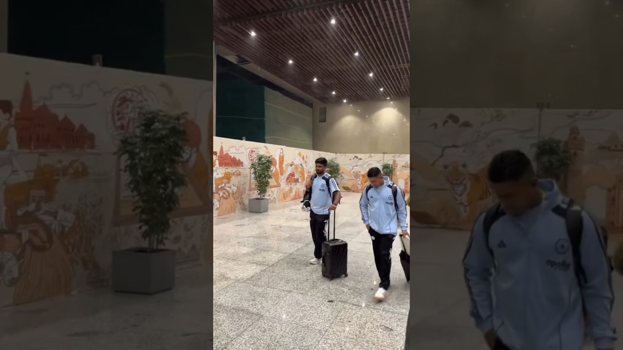 SANJU, SURYA, VARUN AND HARDIK ARRIVED IN AHMEDABAD AIRPORT | #sanjusamson #cricketlover #teamindia