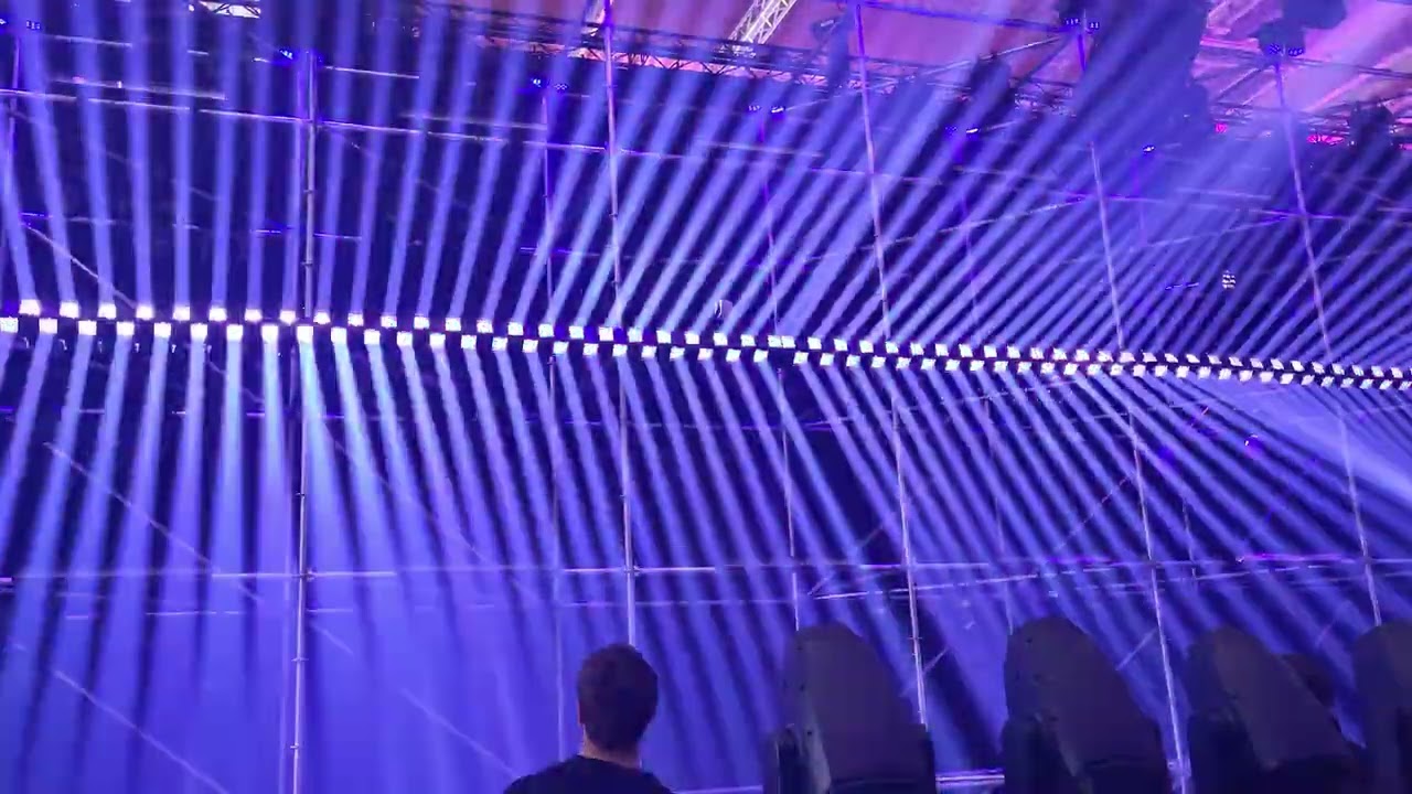 Highlite International Lichtshow 1 auf der Prolight and Sound 2025 in Frankfurt