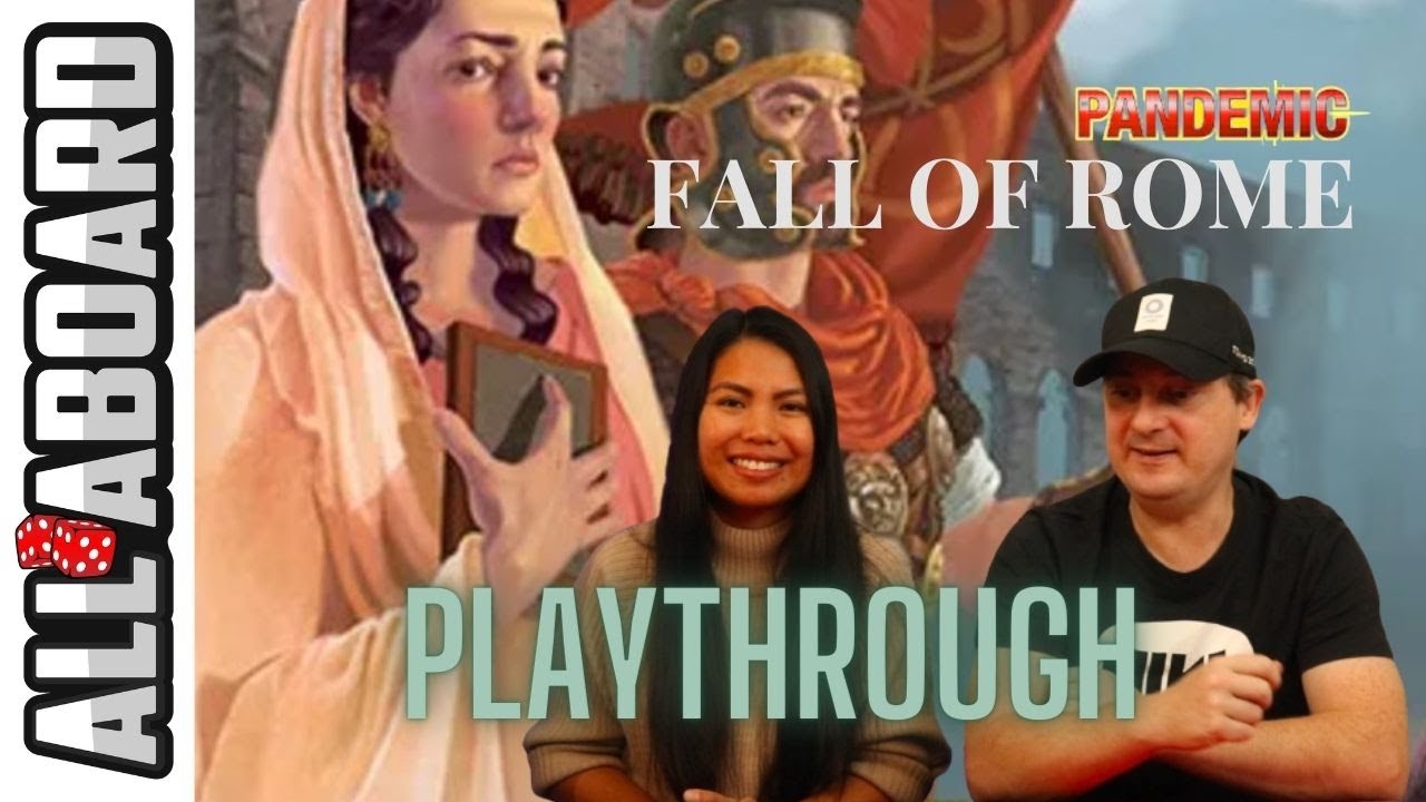 PANDEMIC: FALL OF ROME | Board Game | 2-Player Playthrough | All Empires Fall
