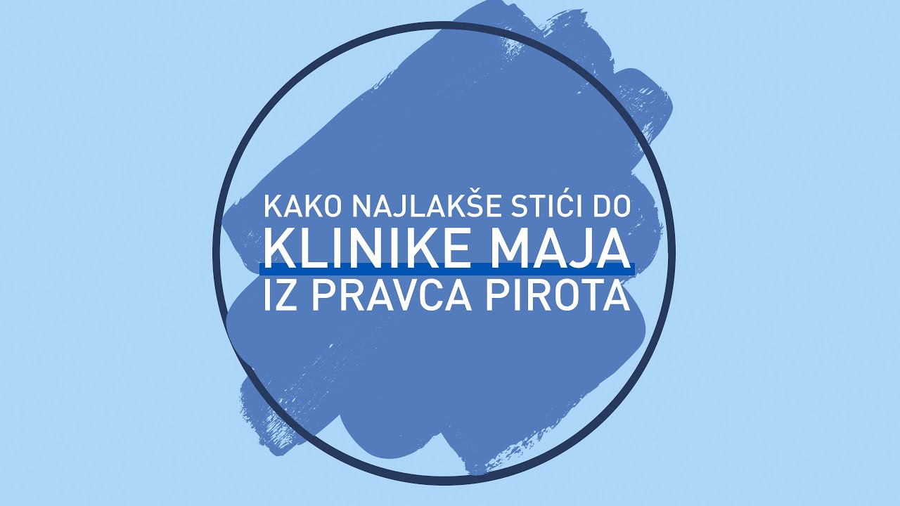Kako najlakše stići do klinike Maja iz pravca Pirota?
