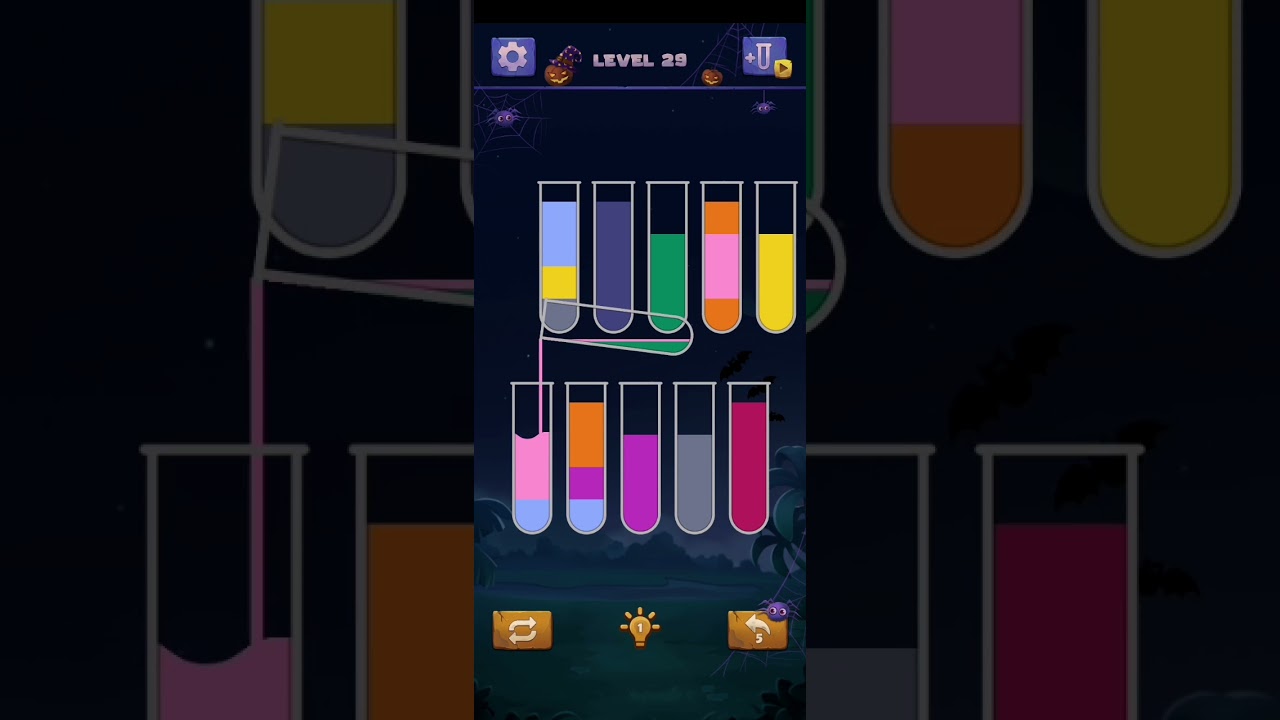 Sort Water Puzzle Level 29 Walkthrough Solution iOS/Android