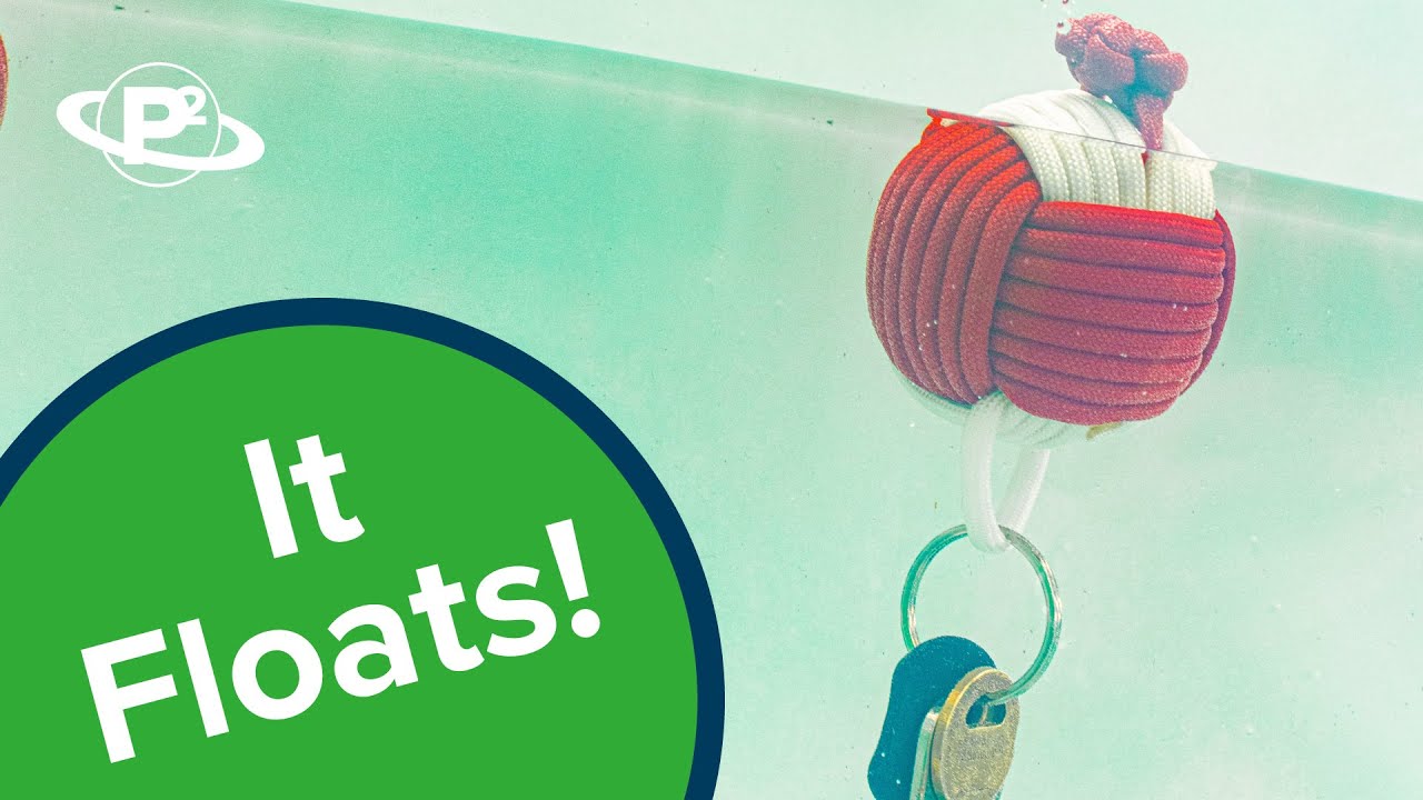 Make a Floating Paracord Bobber Keychain