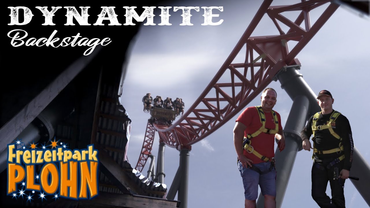 Dynamite im Freizeitpark Plohn Tägliche Achterbahn Wartung des BigDippers Backstage Reportage