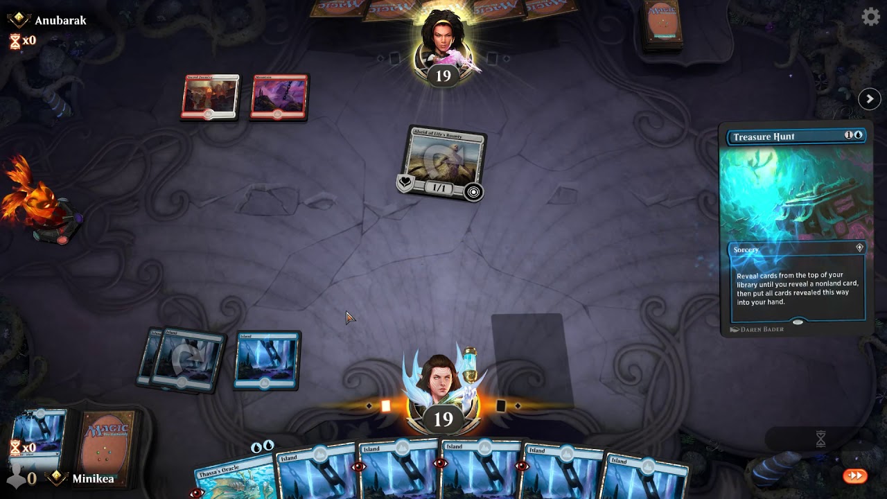 MTGA - Histo : Treasure Hunt + Thassa's Oracle Deck