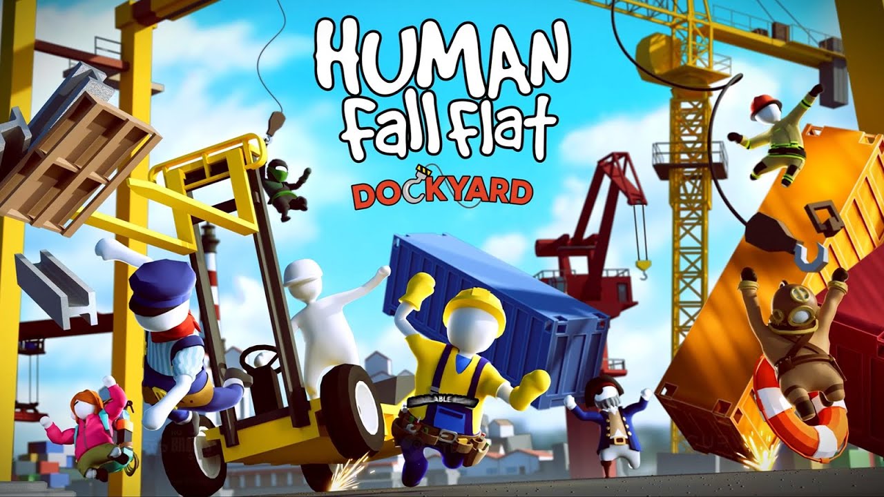 Human: Fall Flat 「Dockyard」Walkthrough+All Achievements，人类一败涂地「船坞」正常通关攻略+全成就+彩蛋
