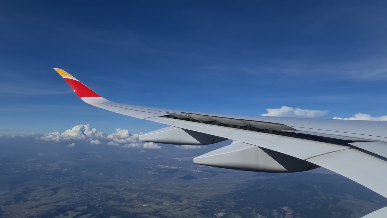 Aterrizaje en Ciudad de México Iberia A350