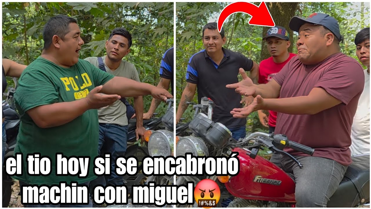 El tio empvtado en la cara le gritó todo esto a miguel por acusarlo de arruinar el carro de roma