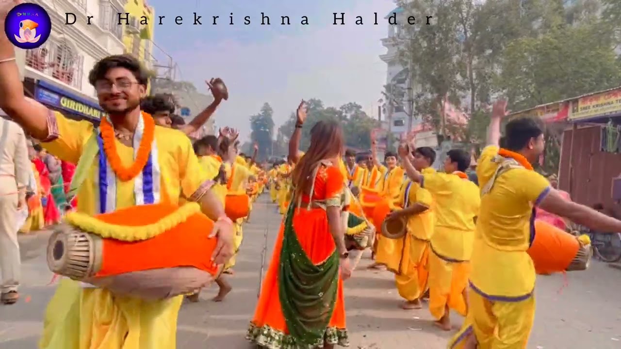 ১০০০ শ্রীখোলের ধ্বনিতে পুরো মায়াপুর কাপলো||ড. হরেকৃষ্ণ হালদার এর তৈরি শ্রীখোল সংকীর্তন||