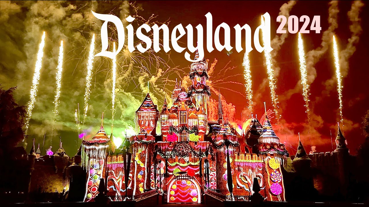 “Believe…In Holiday Magic” Fireworks Spectacular 2024 - Disneyland Resort Full Show 4K
