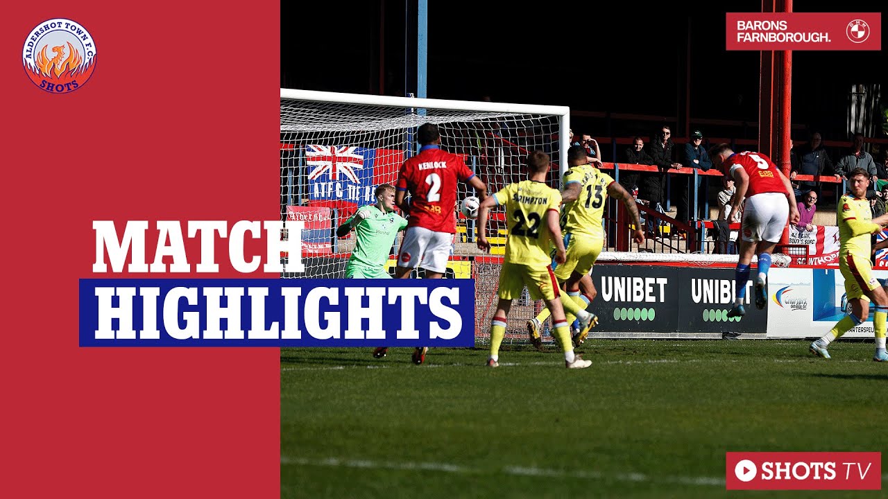 MATCH HIGHLIGHTS: Shots vs Scunthorpe