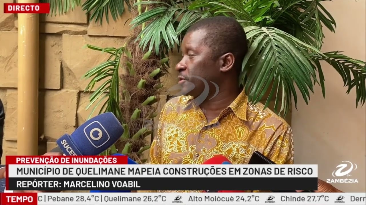 MUNICÍPIO DE QUELIMANE MAPEIA CONSTRUÇÕES EM ZONAS DE RISCO| TV Zambézia 24h