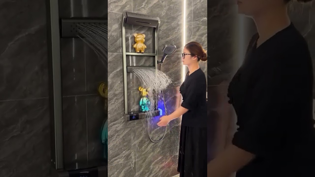 Smart LED Thermostatic Piano Keys Shower Set &ndash; Luxury Tech for Bathrooms ( # 2332  ) 1️⃣