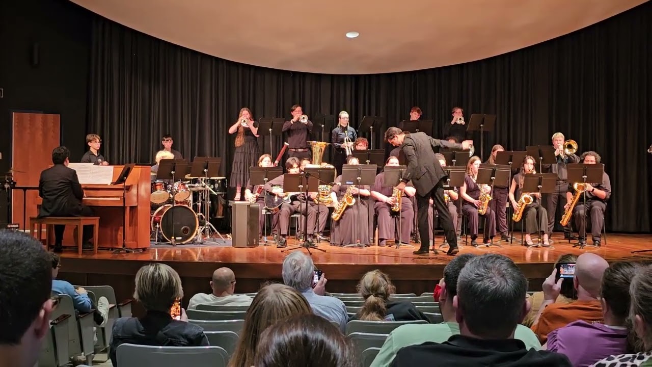 Warsaw High School Jazz Band  at Carroll ISSMA Jazz Contest.