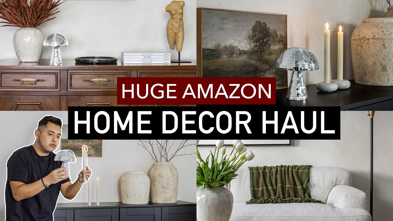 HUGE Amazon Home Haul (Home Decor Must Haves + Decorating Ideas) | Casa Refined Vlogs