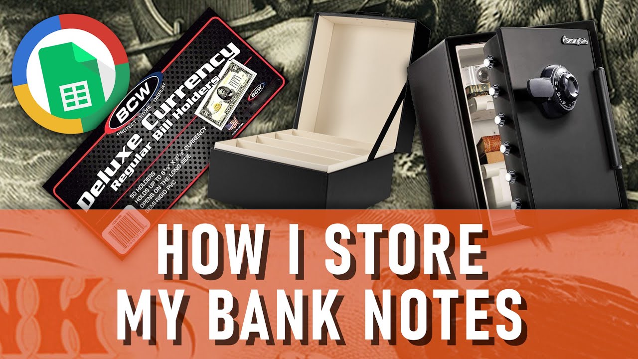 What Do I Use? Where Do I Keep My Collection?  #banknotes #currency #money How I store My Bank Notes