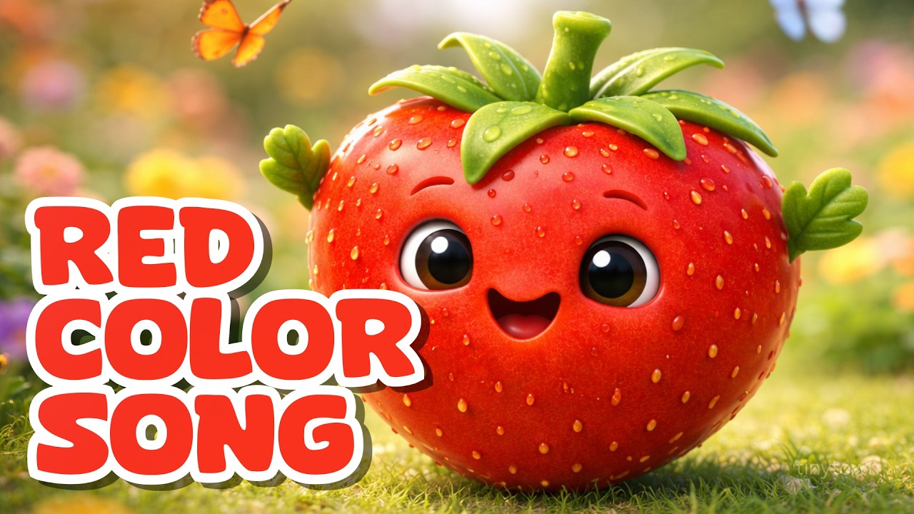 The Red Color Song ❤️ | Fun Learning Colors Song for Toddlers & Preschool Kids