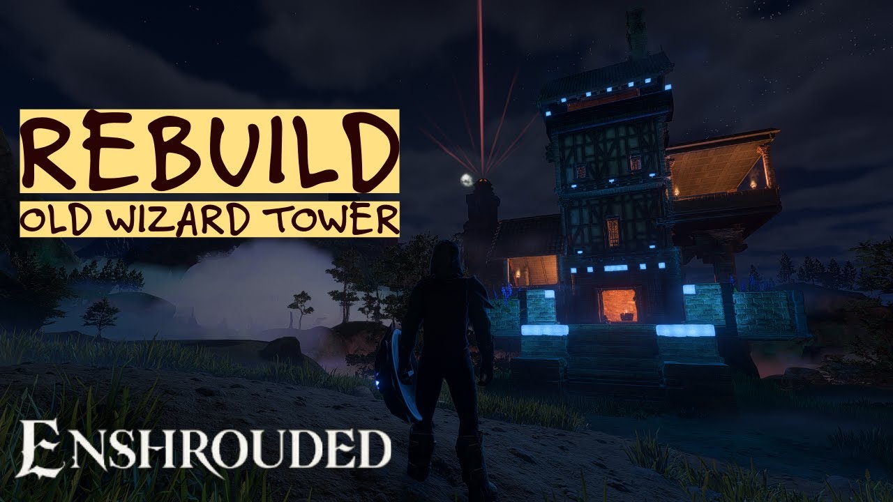 I rebuild old wizard tower as my base in Enshrouded