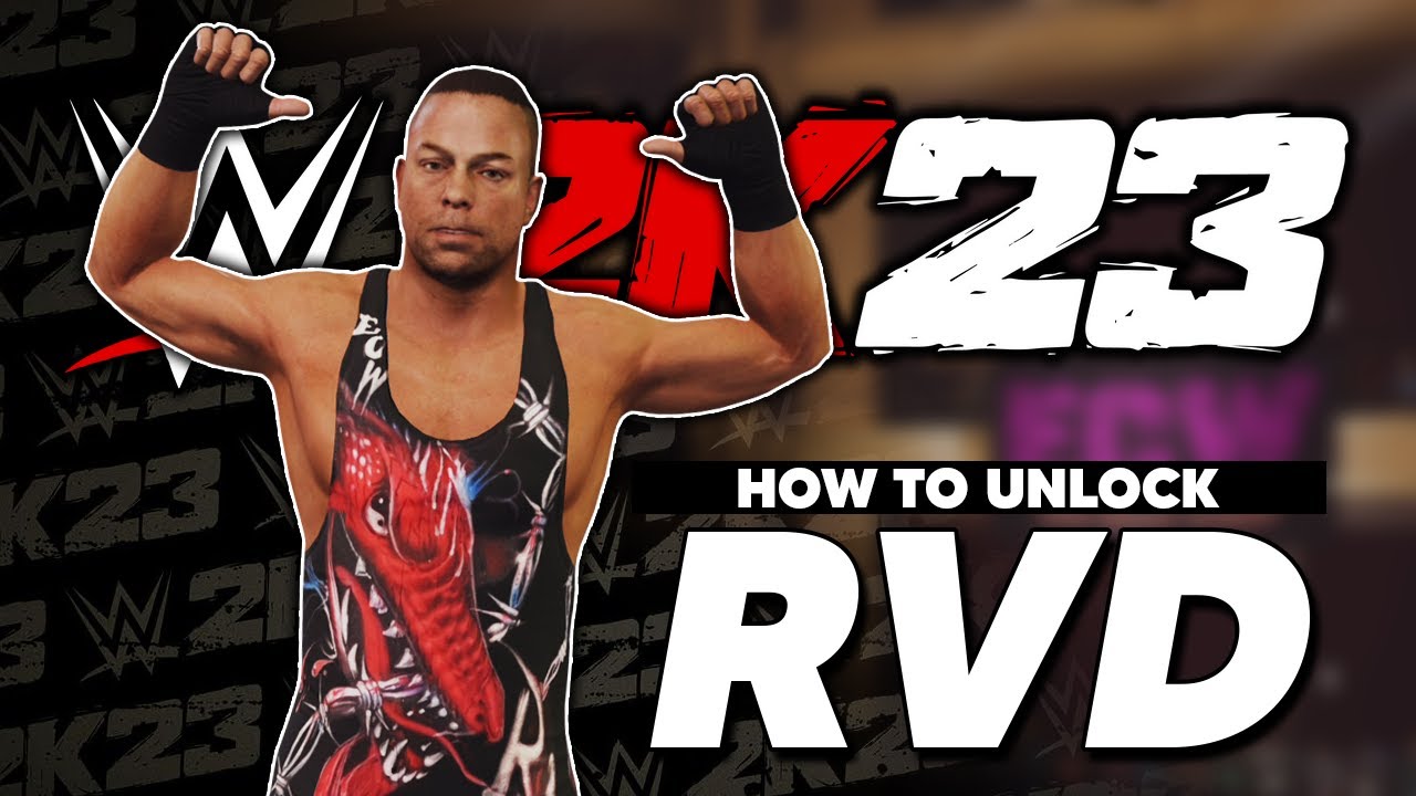 WWE 2K23: How To Unlock Rob Van Dam!