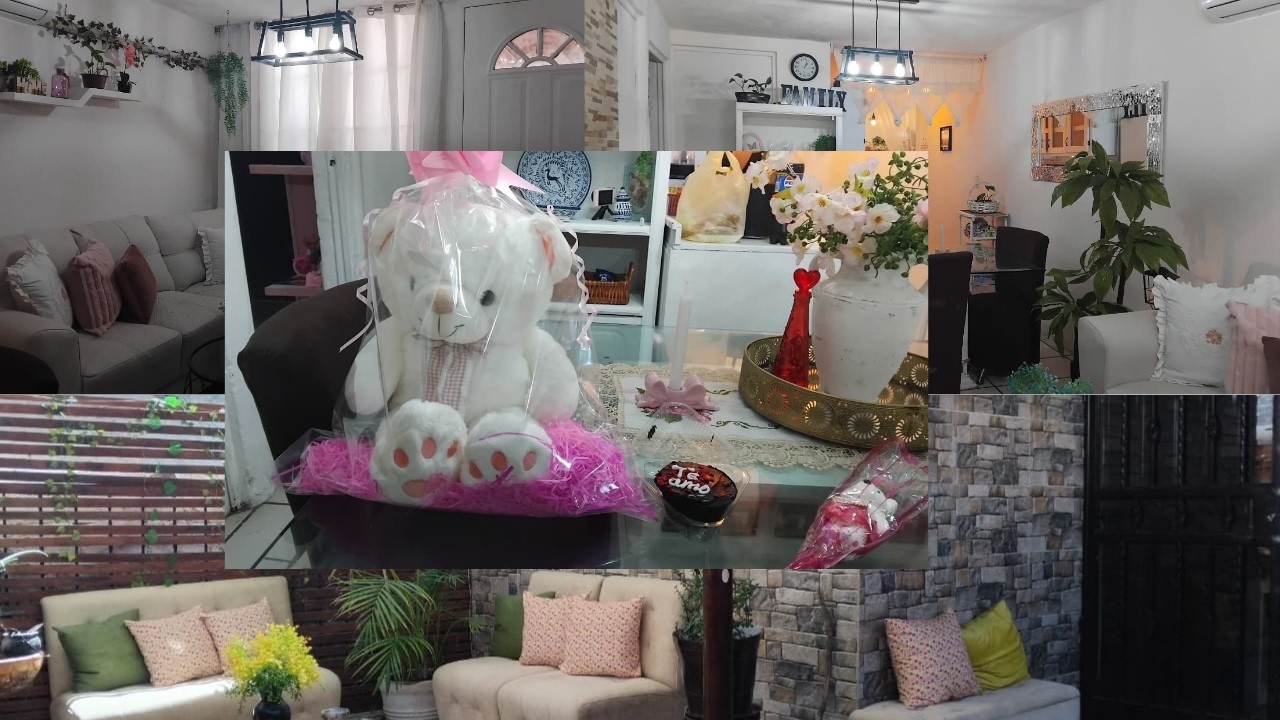 ESTO RECIBÍ por REGALO DE SAN VALENTÍN | RECORRIDO de mi CASA👀🏠❣❤