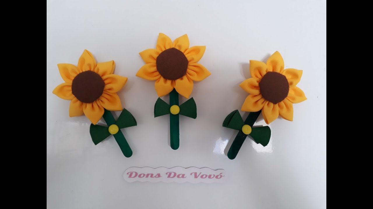 Imã de Geladeira Girassol/Lembrancinha Dia da Mães/Dia da Mulher