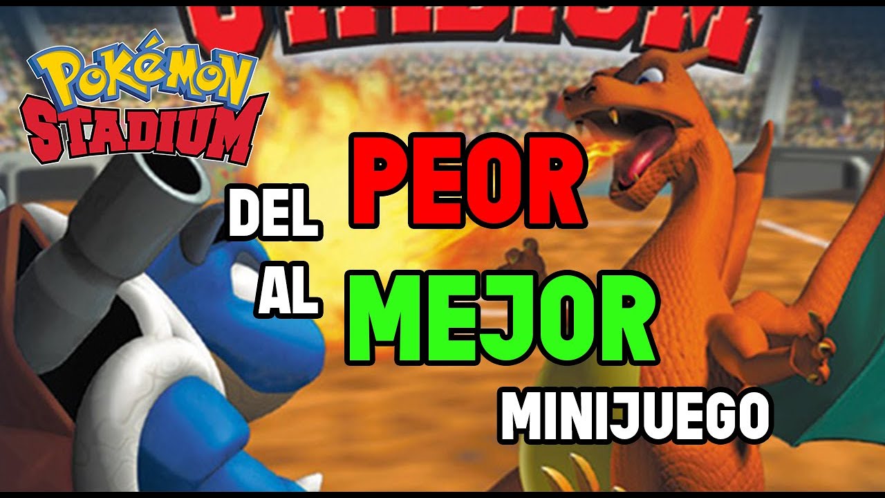 TOP DEFINITIVO DE MINIJUEGOS DE POKEMON STADIUM 1 NINTENDO 64 - NinteNella ft. Lawson Experience