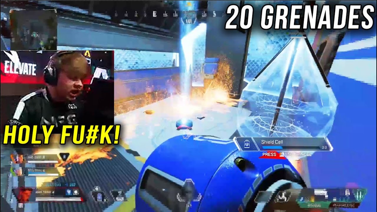 NRG Sweet Rages after get killed by 20 GRENADES in ALGS $1,000,000 Tournament!